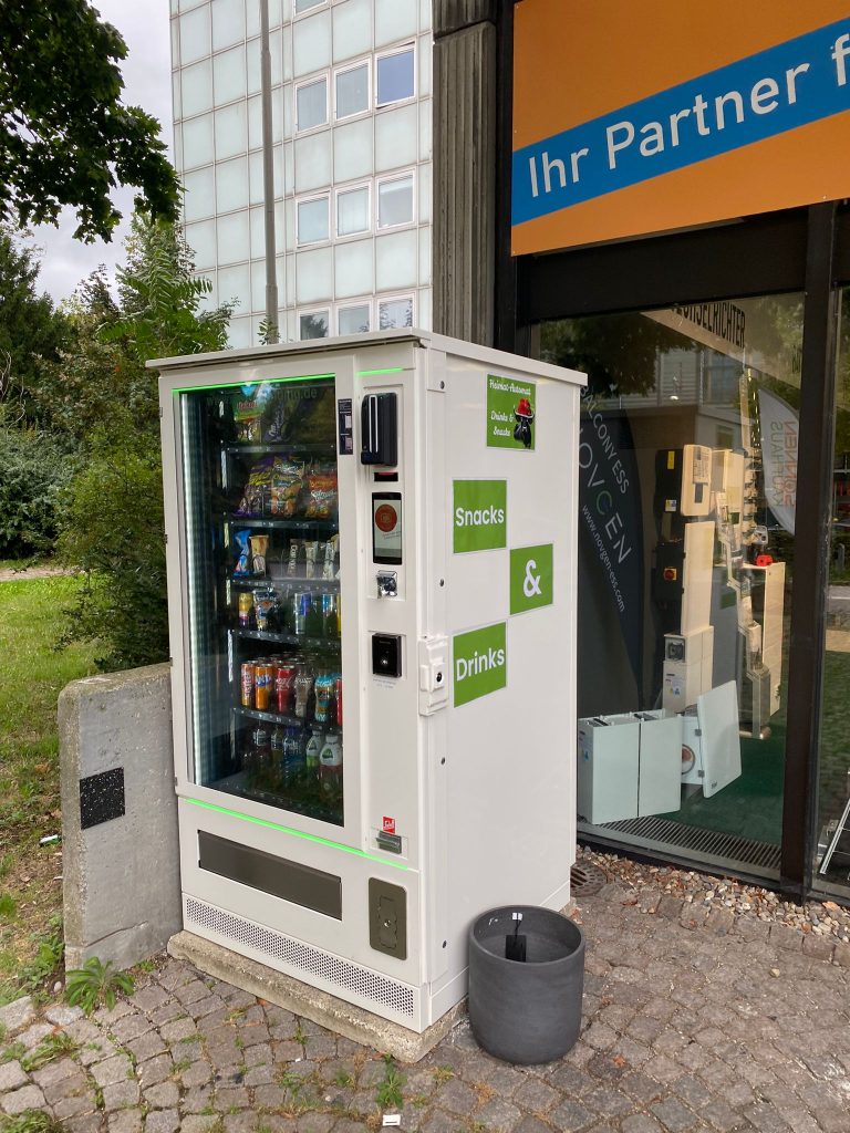 Heimat Automat Drinks & Snacks Freiburg im Breisgau bei Sonnenkaufhaus Photovoltaik Fachzentrum